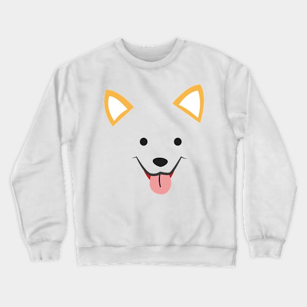 Corgi Face Funny Dog Halloween Costume - Corgi Gifts Crewneck Sweatshirt by macshoptee